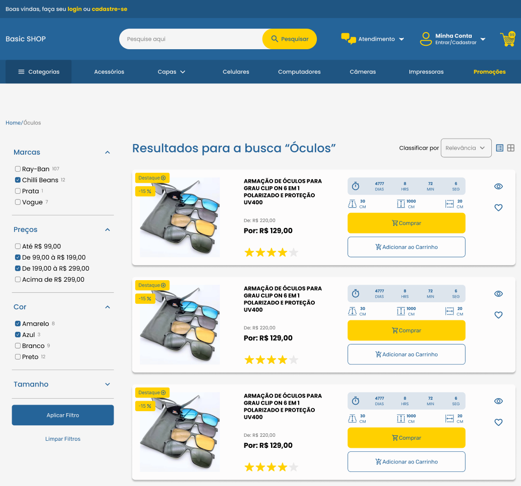 Pesquisa de Produtos